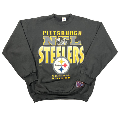 Vintage 1992 Pittsburgh Steelers Central Division Block Logo Sweatshirt | Beyond 94