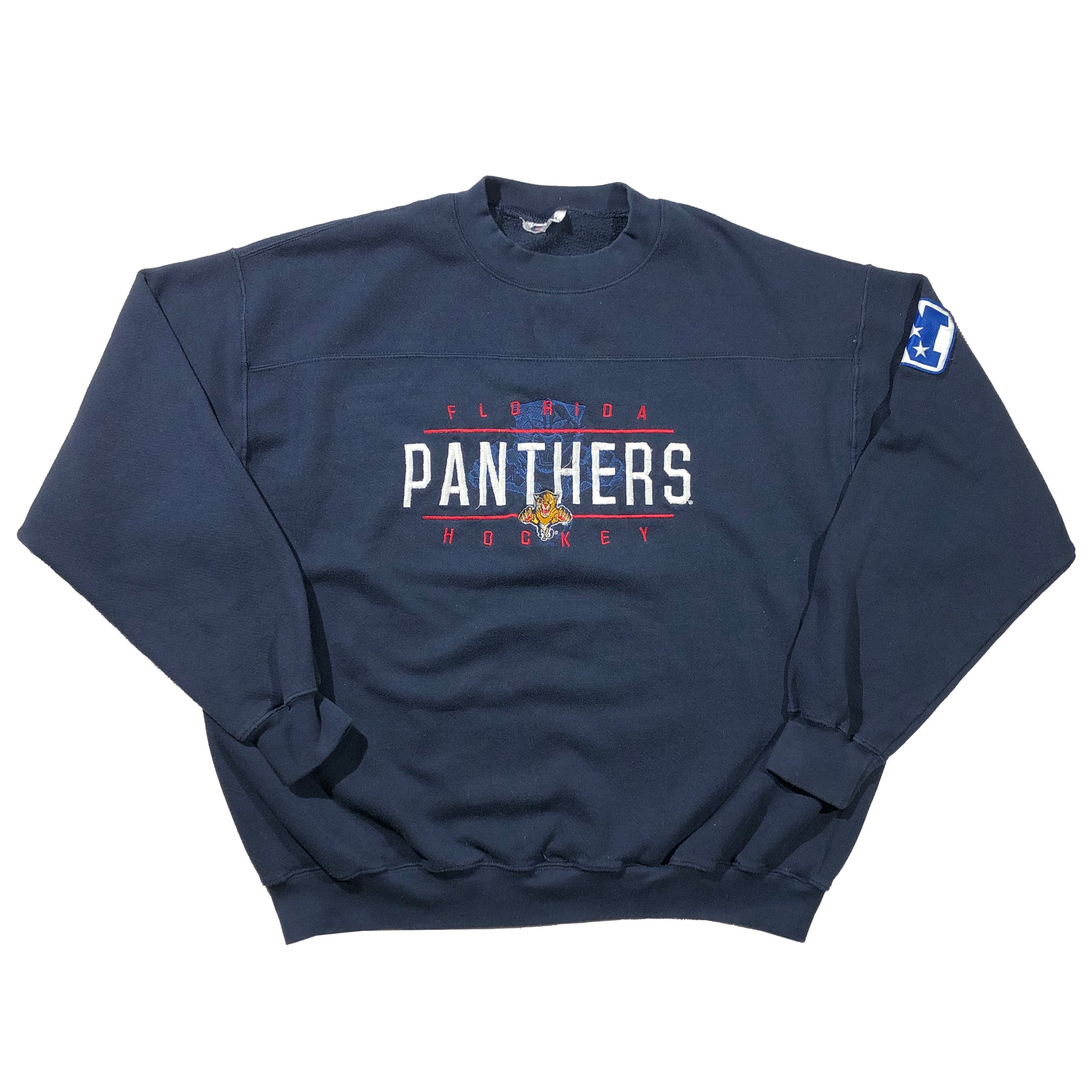 Vintage 90s Florida Panthers Hockey Embroidered Sweatshirt | Beyond 94