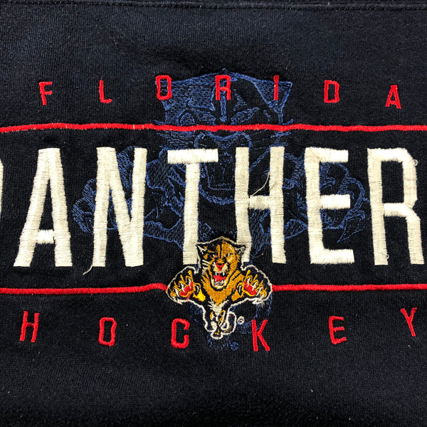 Vintage 90s Florida Panthers Hockey Embroidered Sweatshirt Size XX-Large