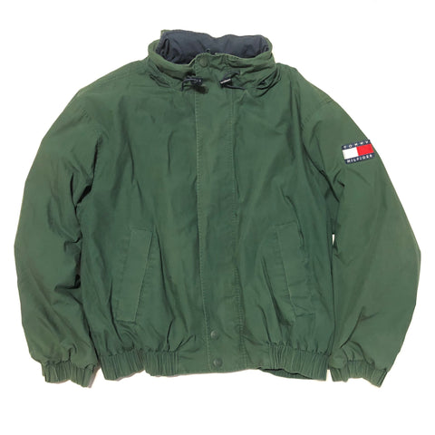 Vintage 90s Tommy Hilfiger Jacket Green Size X-Large - Beyond 94