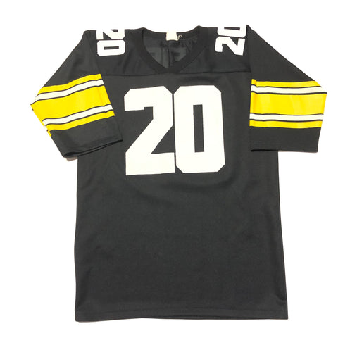 Vintage 80s Pittsburgh Steelers Rocky Bleier Jersey Black Size Medium - Beyond 94
