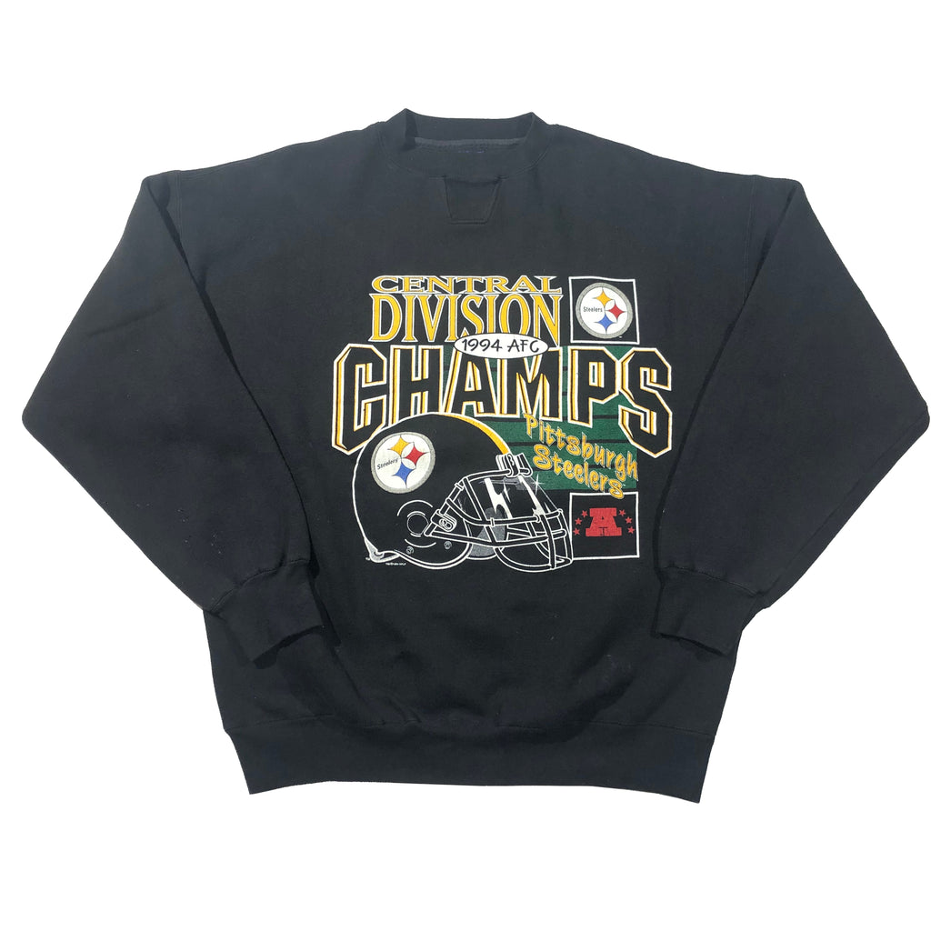 Vintage '94 PITTSBURGH STEELERS NFL AFC Champs Starter Sweatshirt L – XL3  VINTAGE CLOTHING