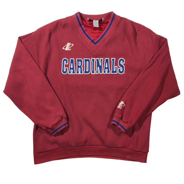 Vintage 90s Arizona Cardinals Logo Athletic Waffle Knit Sweatshirt | Beyond 94