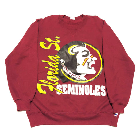 Vintage 90s Florida St. Seminoles Sweatshirt Maroon Size 2X-Large - Beyond 94