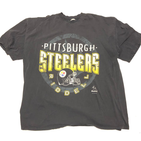 1993 Pittsburgh Steelers Shirt Black Size 3X-Large - Beyond 94