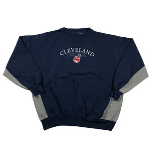 Vintage 1997 Cleveland Indians Chief Wahoo Embroidered Sweatshirt | Beyond 94