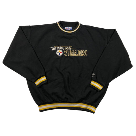 Vintage 90s Pittsburgh Steelers Embroidered Logo 7 Sweatshirt | Beyond 94