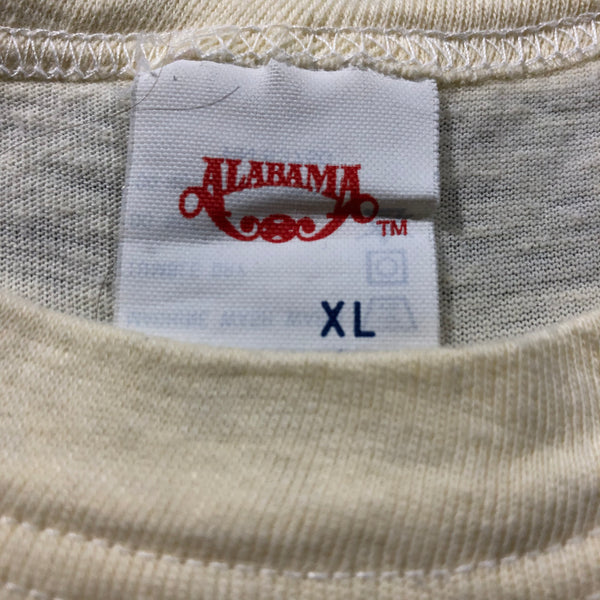 1983 DS Alabama June Jam 3 Cropped Single Stitch Band Shirt Size X-Large