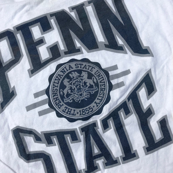 Vintage 90s Penn State L/s Shirt White Size Large - Beyond 94