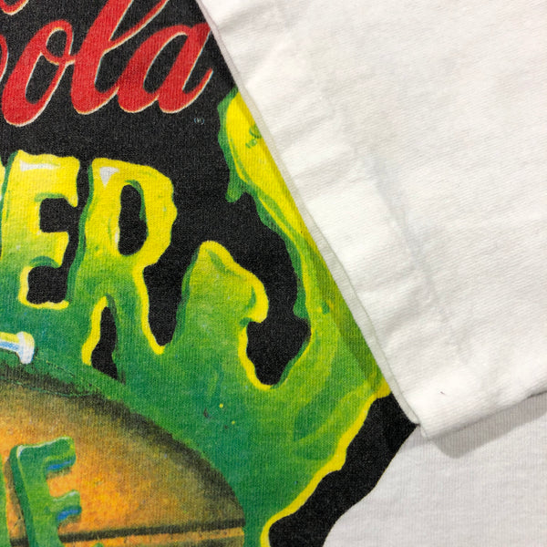 Vintage 90s Coca-Cola Monsters Of The Gridiron Single Stitch Shirt Size X-Large