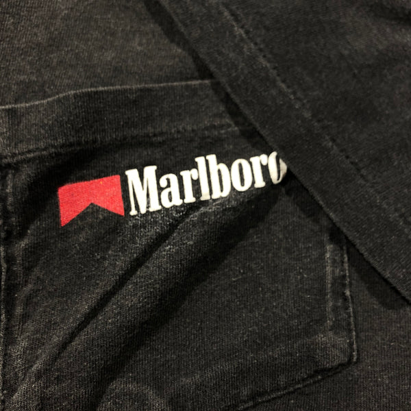 Vintage 90s Marlboro Wild West Collection Single Stitch Pocket Shirt Size Large