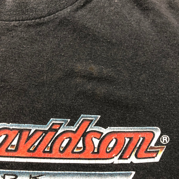 Vintage 90s Harley Davidson Cafe New York Single Stitch Shirt Size Large