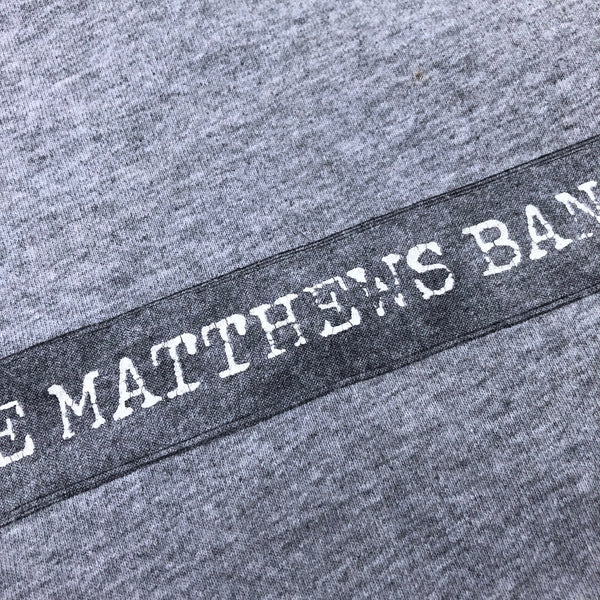 2002 Dave Matthews Band Tour Shirt Grey Size X-Large - Beyond 94