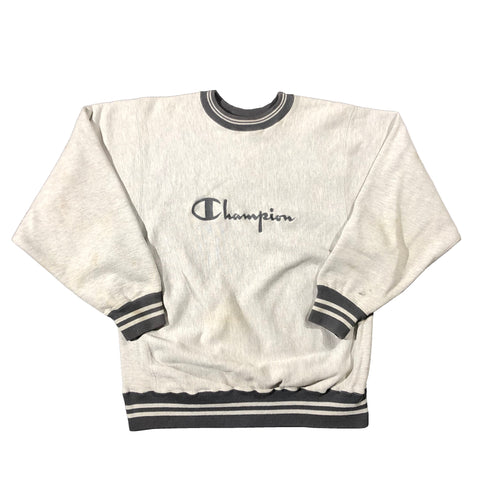 Vintage 90s Champion Embroidered Script Spellout Reverse Weave Sweatshirt | Beyond 94