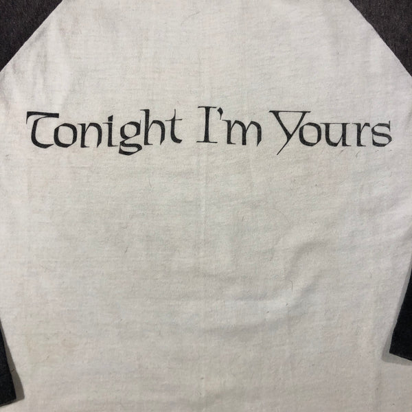 1981-82 Rod Stewart Tonight I'm Yours Tour Raglan Shirt Size Medium