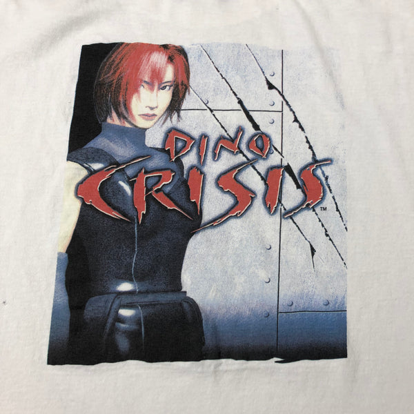 1999 Capcom Dino Crisis Video Game Distressed Shirt Size X-Large