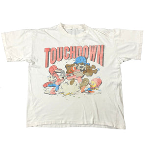 Vintage 90s Looney Tunes Touchdown Distressed Single Stitch Shirt | Beyond 94