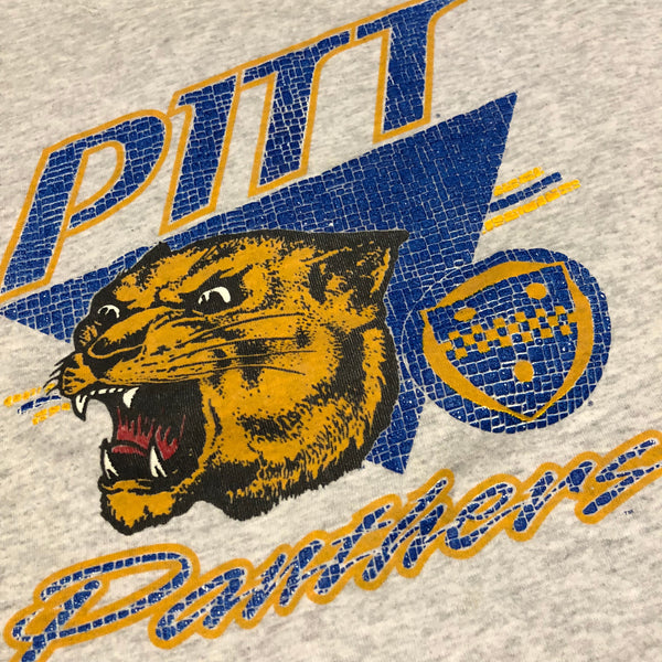 Vintage 90s Pitt Panthers Sweatshirt Size XX-Large - Beyond 94