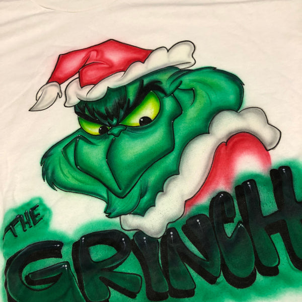 Vintage 90s The Grinch Airbrush Shirt Size X-Large - Beyond 94