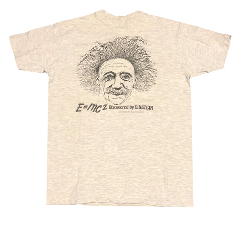 Vintage 80s Single Stitch Albert Einstein Shirt Size Large