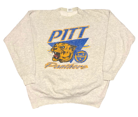 Vintage 90s Pitt Panthers Sweatshirt Size XX-Large - Beyond 94