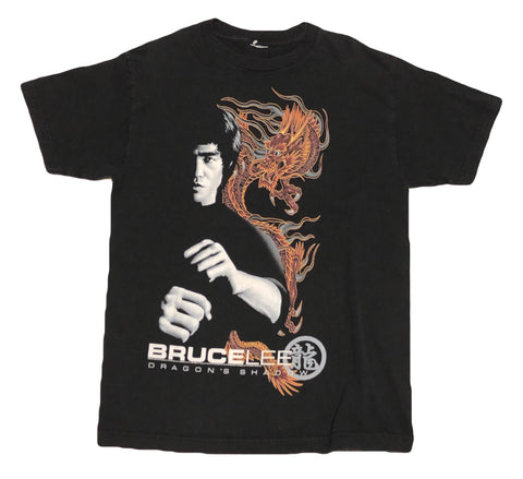 Vintage 90s Bruce Lee Dragon Shadow Shirt Size Medium - Beyond 94