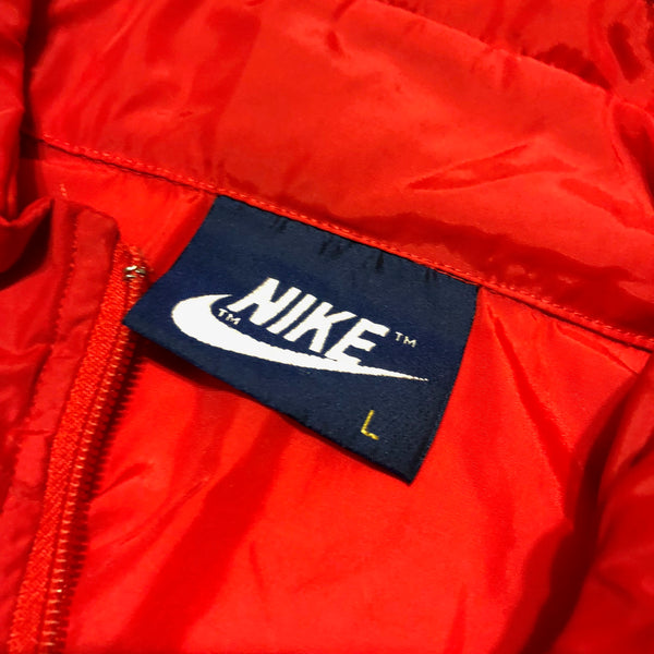 Vintage 80s Nike Sleeveless Windbreaker Jacket Size Large - Beyond 94