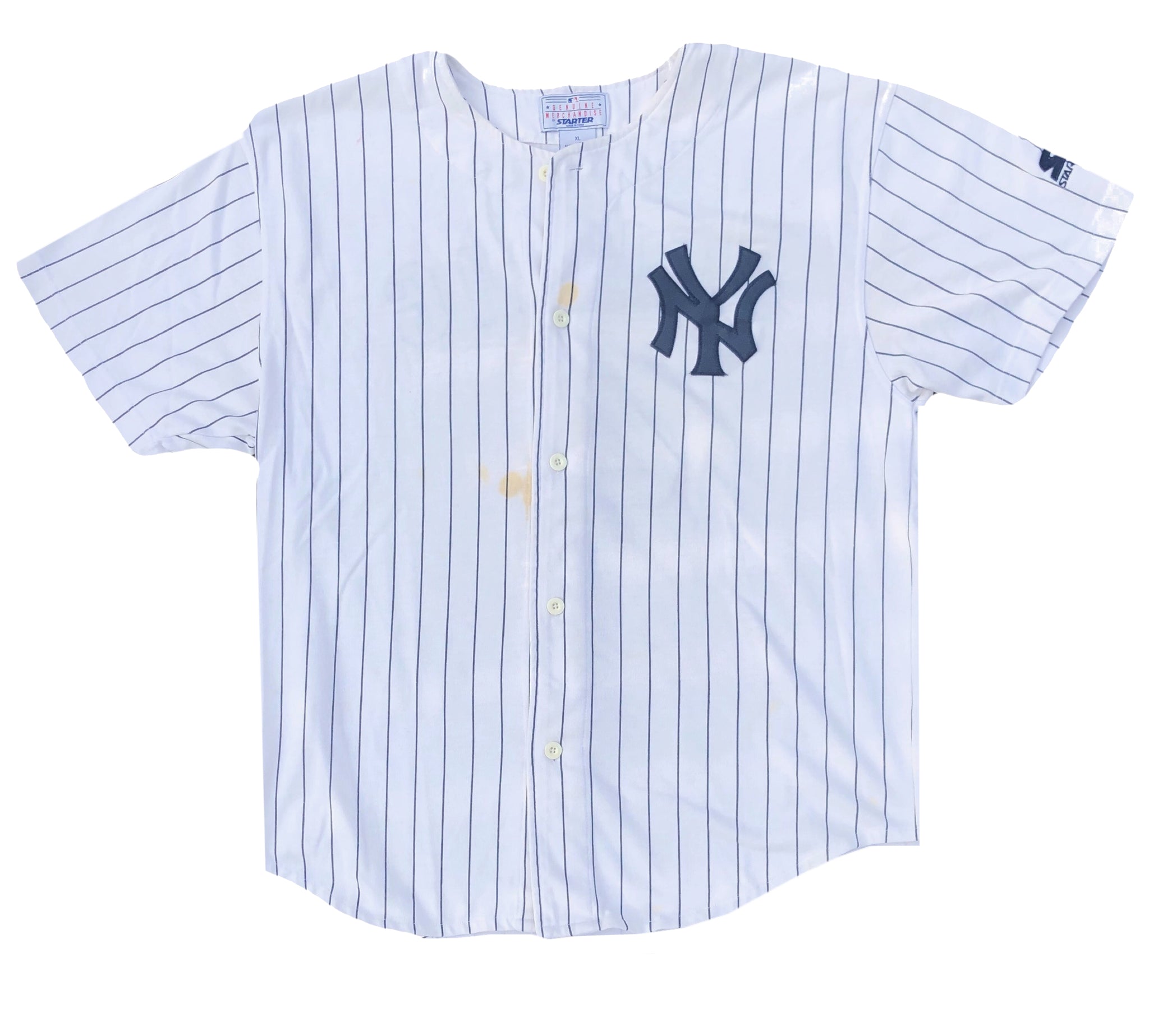 Vintage 90s Starter New York Yankees Lou Gehrig Jersey Size X-Large