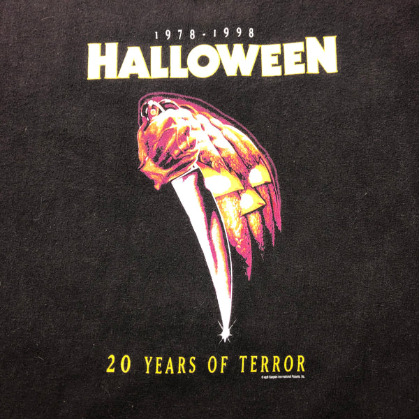 1998 Halloween H20 20 Years Of Terror Movie Promo Shirt Size X-Large