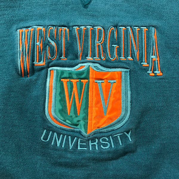 Vintage 80s West Virginia University Champion Sweatshirt Size Large