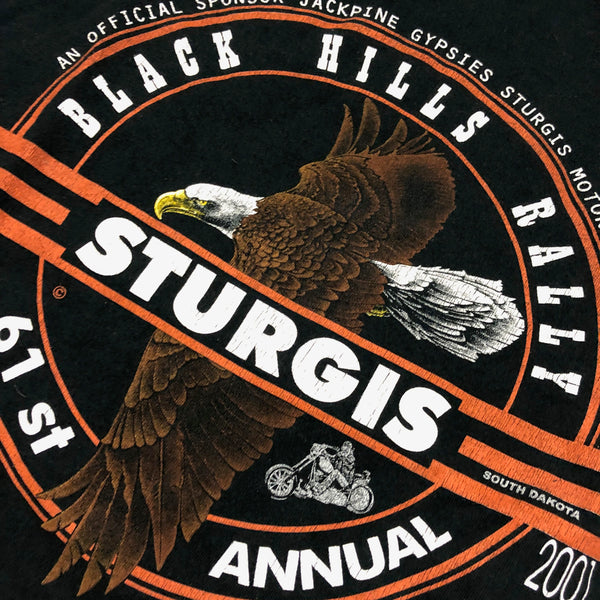 2001 Sturgis Black Hills Rally Shirt Size Medium - Beyond 94