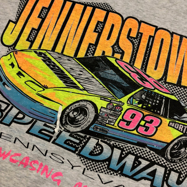 1993 Single Stitch Jennerstown Speedway Racing Shirt Size X-Large - Beyond 94