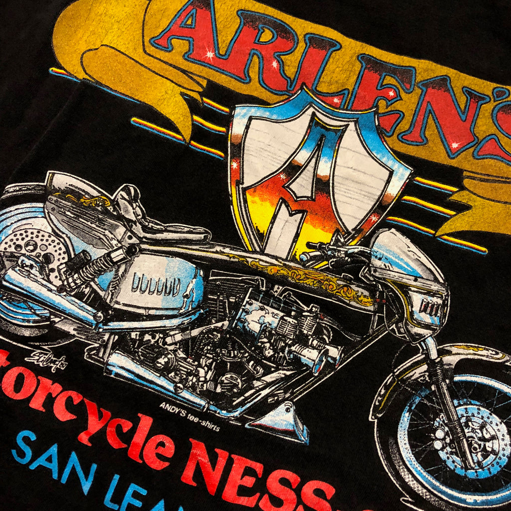 Vintage 80s Single Stitch Arlen Ness Biker Shirt | Beyond 94