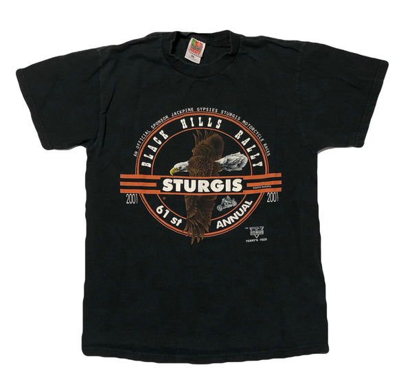 2001 Sturgis Black Hills Rally Shirt Size Medium - Beyond 94