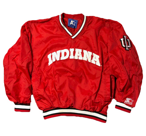 Vintage 90s Indiana Hoosiers Starter Pullover Jacket Size Large - Beyond 94