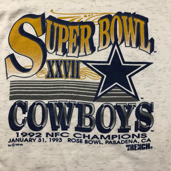 1992 Dallas Cowboys NFC Champions Sweatshirt Size X-Large