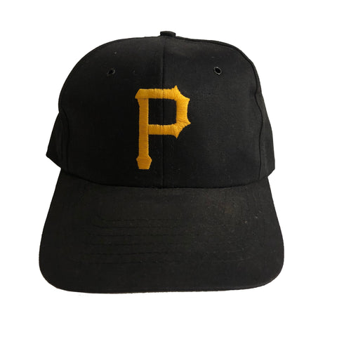 Vintage 90s Pittsburgh Pirates IC Light Snapback Hat