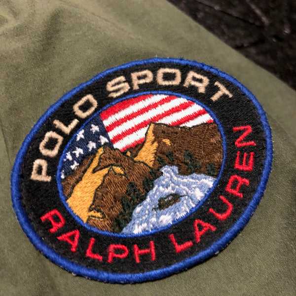 Vintage 90s Ralph Lauren Polo Sport Mountain Cookie Patch Jacket Size X-Large - Beyond 94