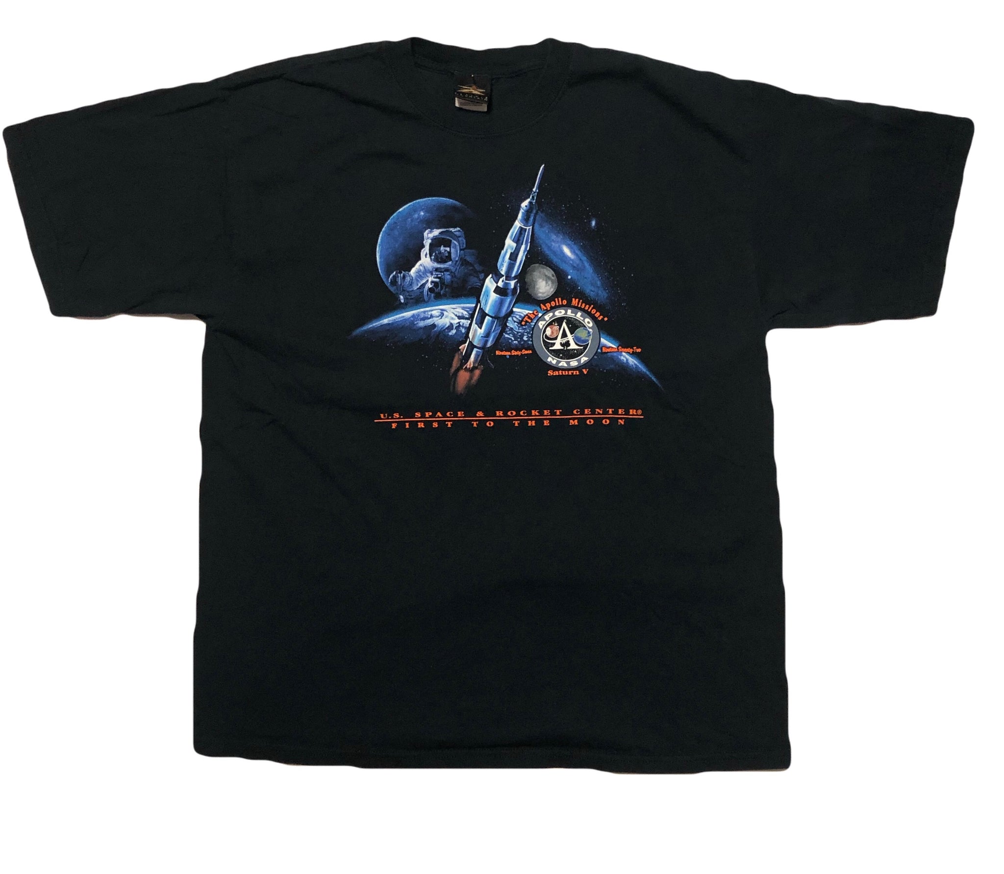 Vintage 90s Nasa The Apollo Space Mission Shirt Size X-Large - Beyond 94