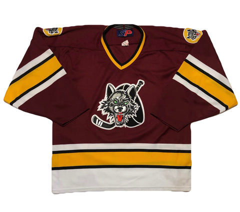 Vintage 90s AHL Chicago Wolves Hockey Jersey Size Large - Beyond 94