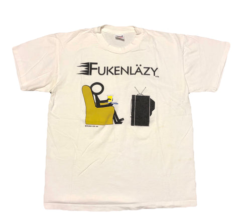 1995 Single Stitch Fukenlazy Shirt Size Large - Beyond 94