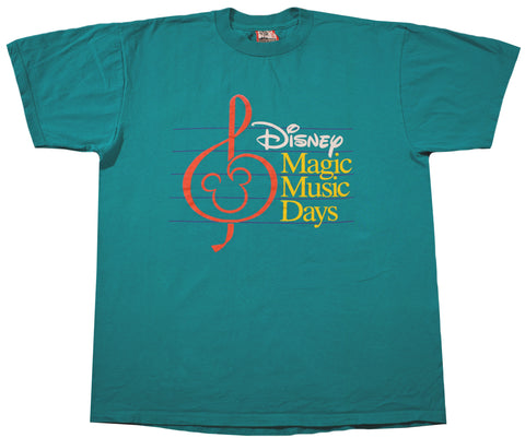 Vintage 90s Disney Magic Music Days Shirt Size X-Large