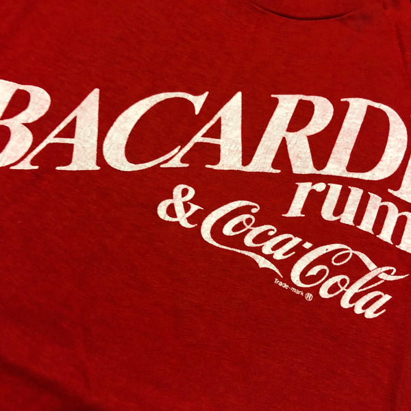 1983 Bacardi Rum & Coca-Cola Single Stitch Shirt Size Medium - Beyond 94