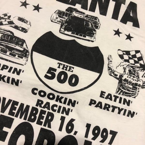 1997 Atlanta Georgia Nascar Single Stitch Shirt Size X-Large - Beyond 94