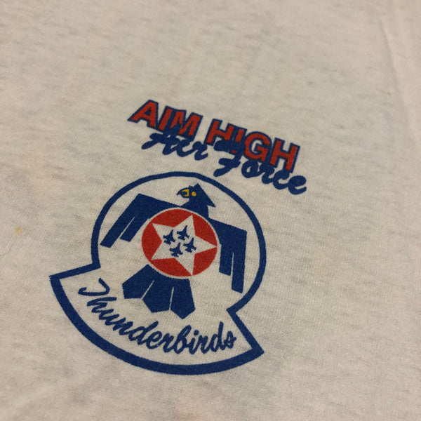 Vintage 90s Air Force Thunderbird Single Stitch Shirt Size X-Large - Beyond 94