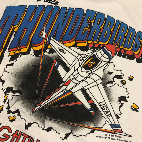Vintage 90s Air Force Thunderbird Single Stitch Shirt Size X-Large - Beyond 94