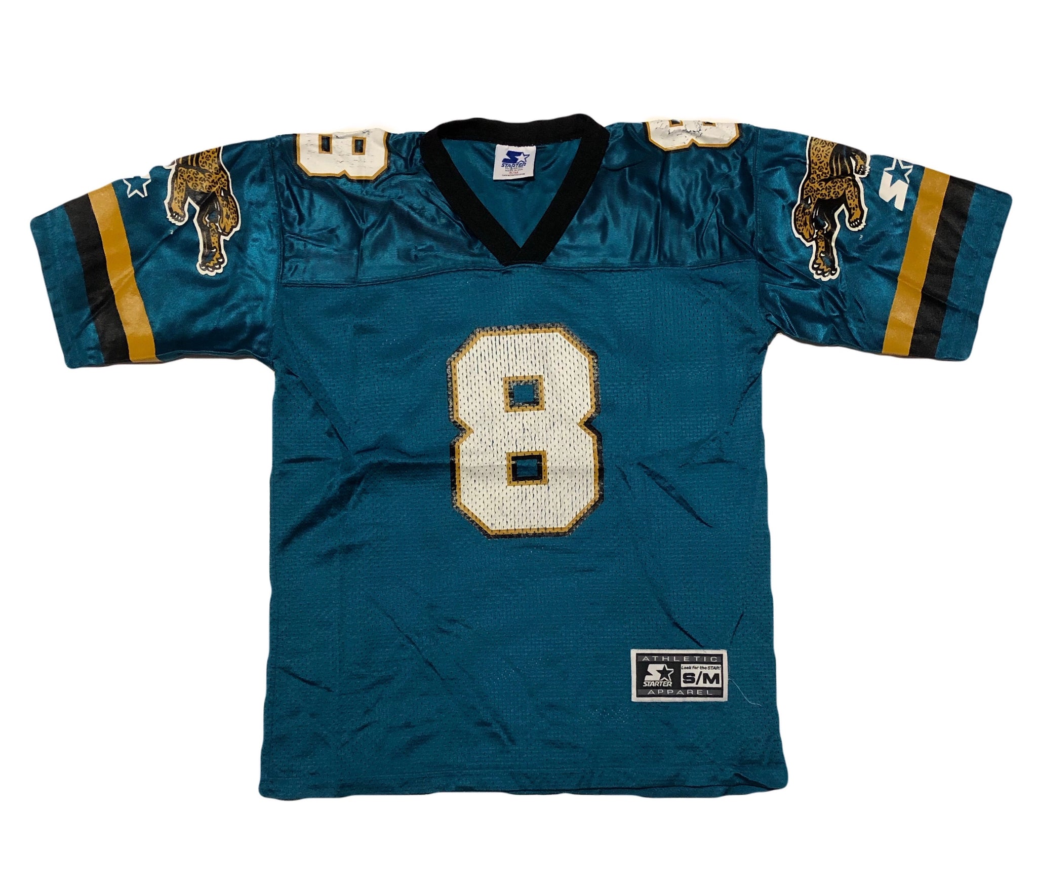 Vintage 90s Jacksonville Jaguars Mark Brunell Starter Jersey Size Small - Beyond 94