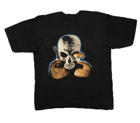 Vintage 90s DSWT WWF Stone Cold Steve Austin Rattlesnake Skull Shirt Size X-Large - Beyond 94