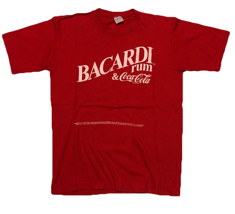 1983 Bacardi Rum & Coca-Cola Single Stitch Shirt Size Medium - Beyond 94