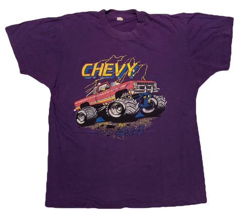 1987 Chevy 4x4 Single Stitch Shirt Size Large - Beyond 94